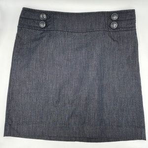 LOFT Mini SKIRT - Nautical Dark Denim EUC